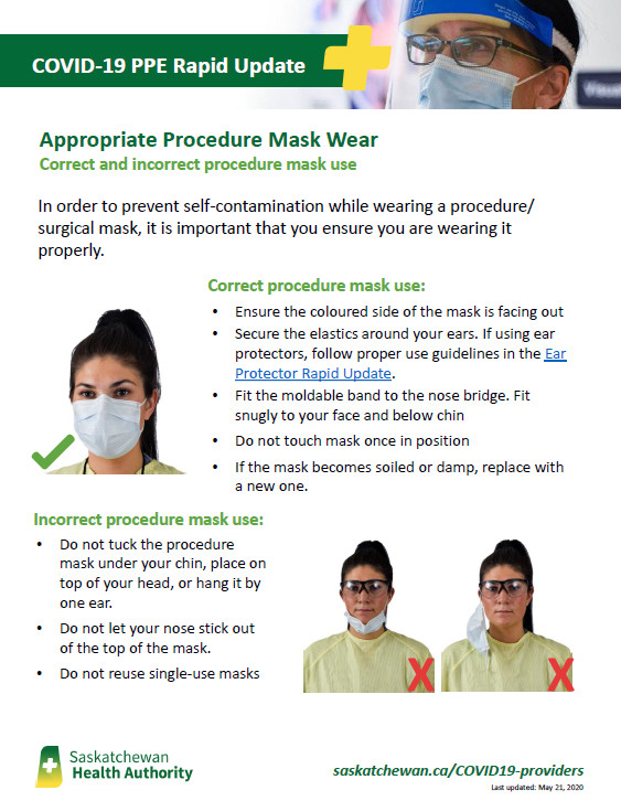 Appropriate Procedure Mask Wear – Village of Debden